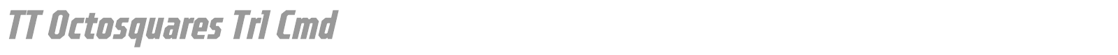 TT Octosquares font preview